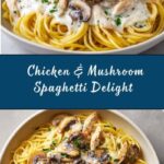 Creamy Chicken & Mushroom Dream Spaghetti Recipe