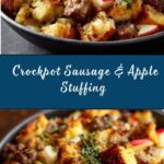 Crockpot Stuffing with Sausage and Apple Recipe