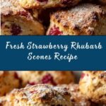 Strawberry Rhubarb Scones Recipe