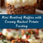 Mini Meatloaf Muffins with Mashed Potato Frosting Recipe