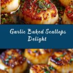Garlic Butter Baked Scallops Recipe