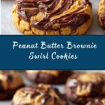 Peanut Butter Brownie Swirl Cookies Recipe