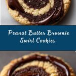 Peanut Butter Brownie Swirl Cookies Recipe