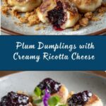 Plum Dumplings with Ricotta Recipe
