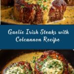 Gaelic Irish Steaks with Cream and Colcannon Recipe
