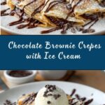 repes with Ice Cream & Chocolate Drizzle Recipe
