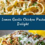 Creamy Lemon Garlic Chicken Pasta Recipe