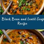 Black Bean and Lentil Soup Recipe
