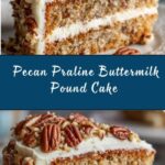Pecan Praline Buttermilk Pound Cake Recipe