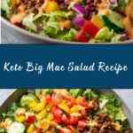 Keto Big Mac Salad Recipe