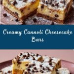 Cannoli Cheesecake Bars Recipe