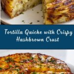 Spanish Tortilla-Inspired Quiche With Hashbrown Crust Recipe