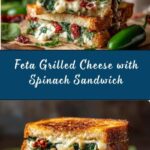 Feta Grilled Cheese Sandwich with Spinach Recipe