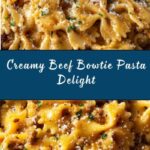 Creamy Beef and Bowtie Pasta Recipe