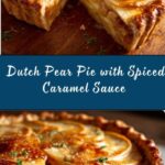 Dutch Pear Pie with Spiced Caramel Sauce Recipe