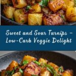 Keto Sweet and Sour Turnips Recipe
