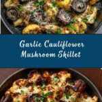 Garlic Cauliflower Mushroom Skillet Recipe