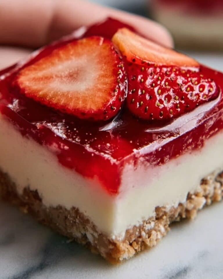 Philadelphia Strawberry Cheesecake Bars Recipe