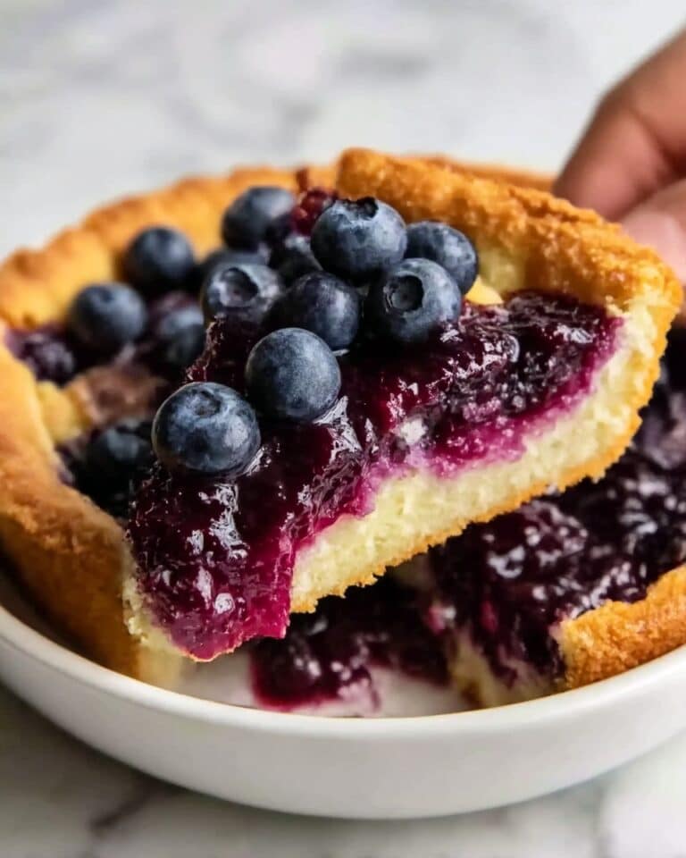 Blueberry Cream Cheese Dump Cake Recipe