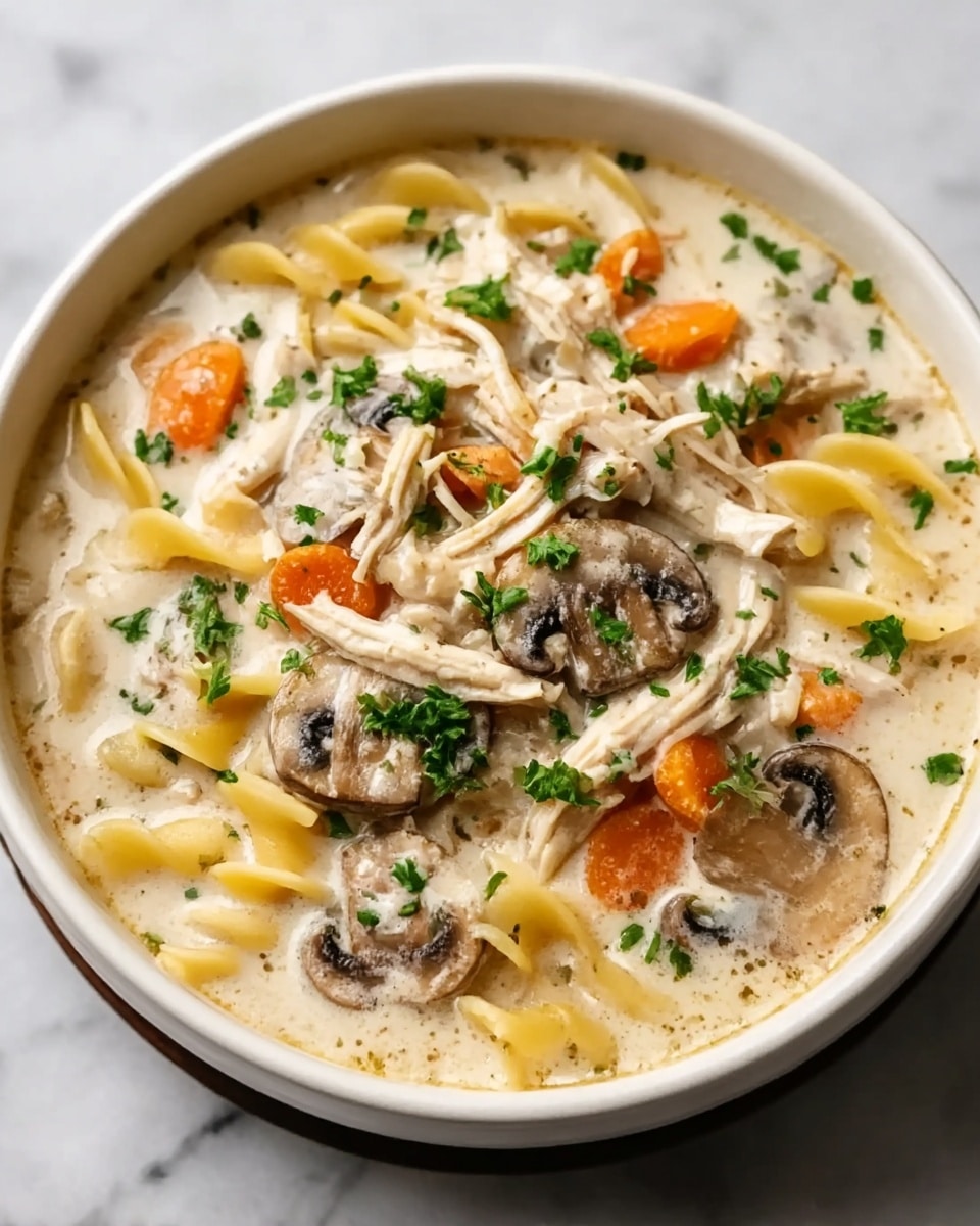 Chicken Tetrazzini Soup Recipe