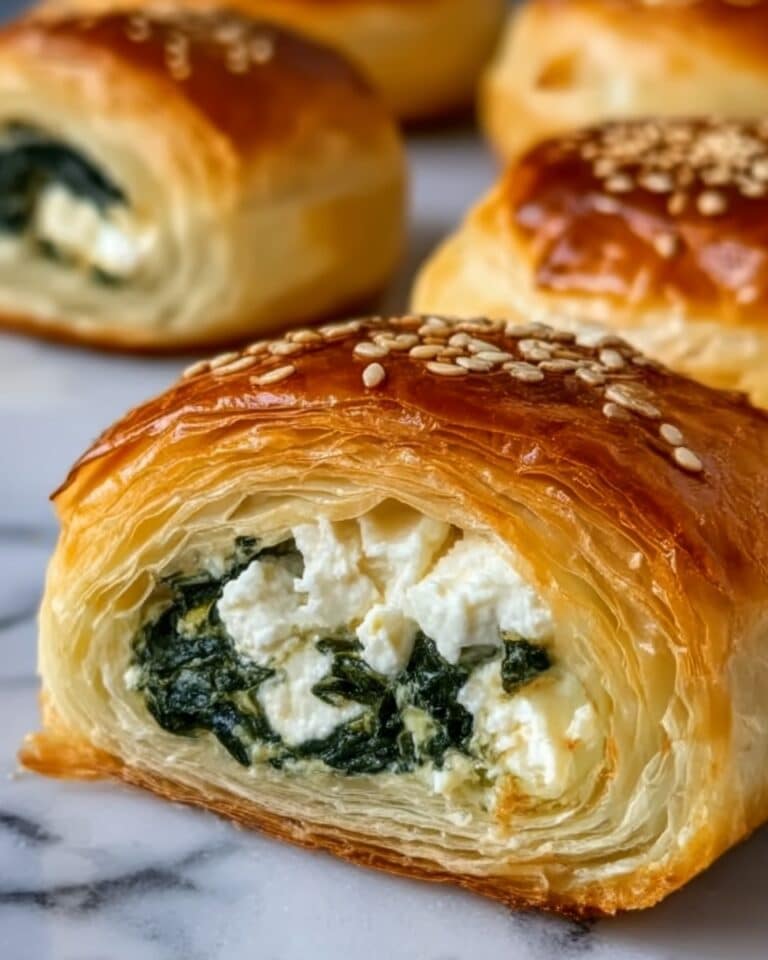 Spinach and Ricotta Stuffed Pastry Recipe