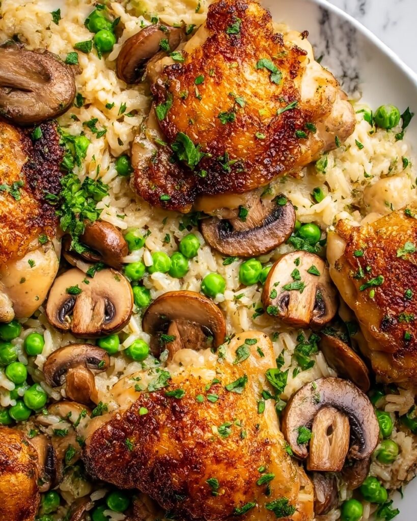 One Pan Chicken & Rice Casserole Recipe
