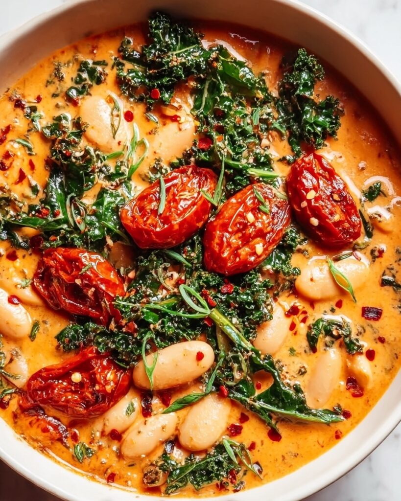 Creamy Vegan Tomato White Bean Stew Recipe