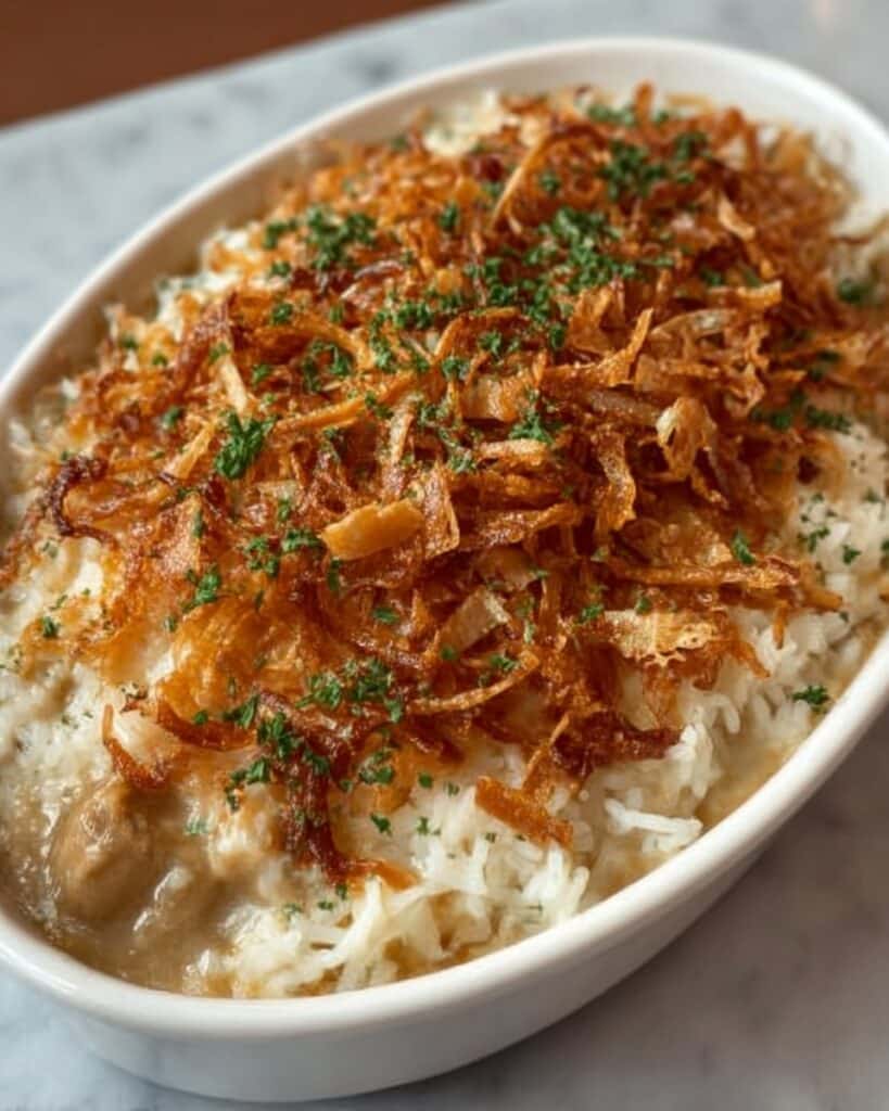Creamy French Onion Chicken Casserole Recipe