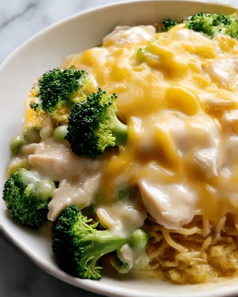 Crockpot Cheesy Chicken Broccoli Rice Recipe