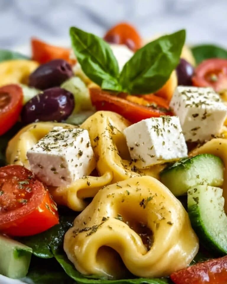 Greek Tortellini Pasta Salad Recipe