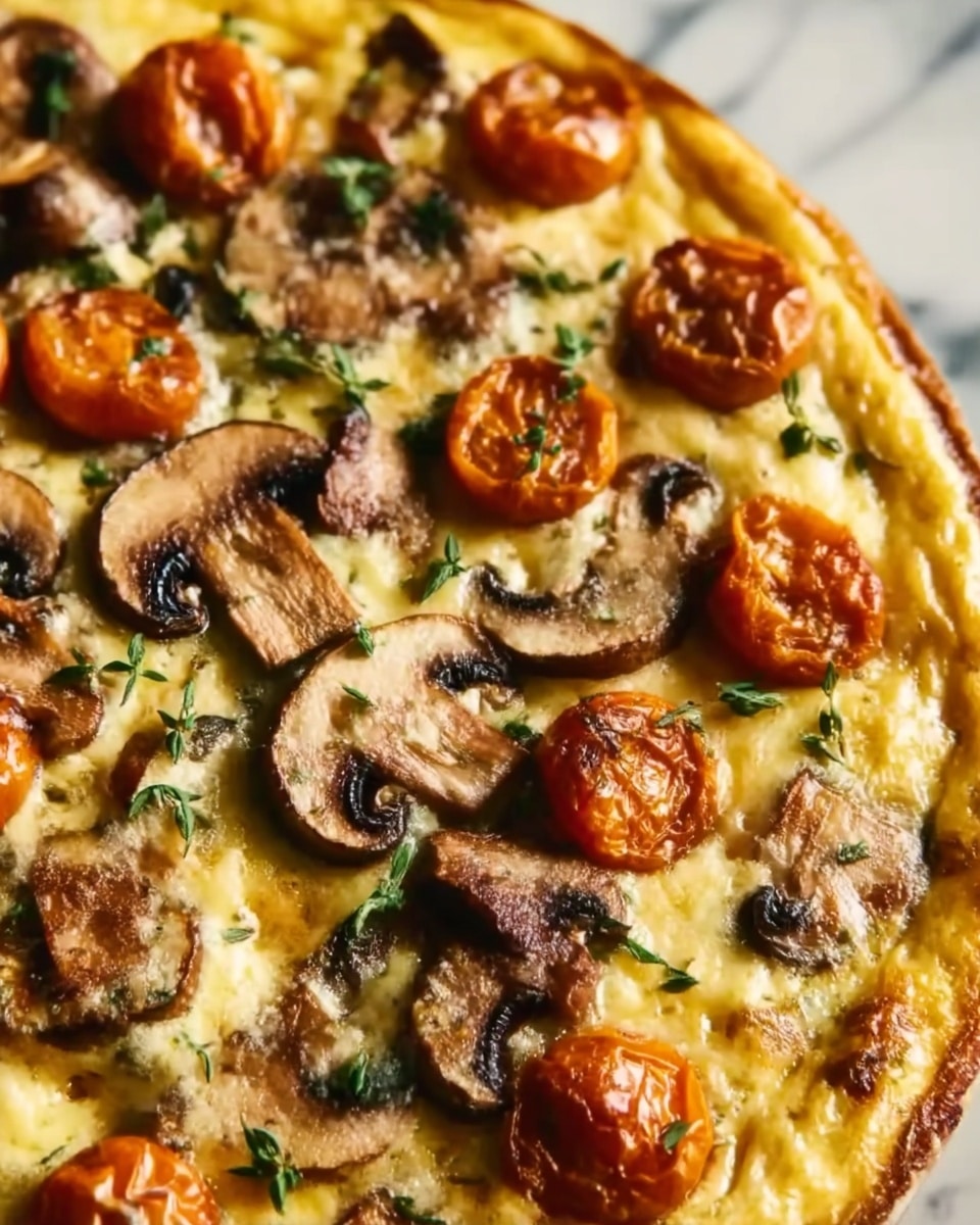 Mushroom Frittata Recipe - Recipe Image