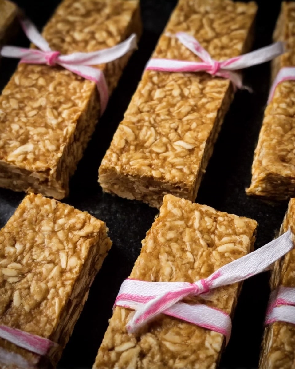 Easiest Microwave Chewy Peanut Butter Granola Bars Recipe - Recipe Image