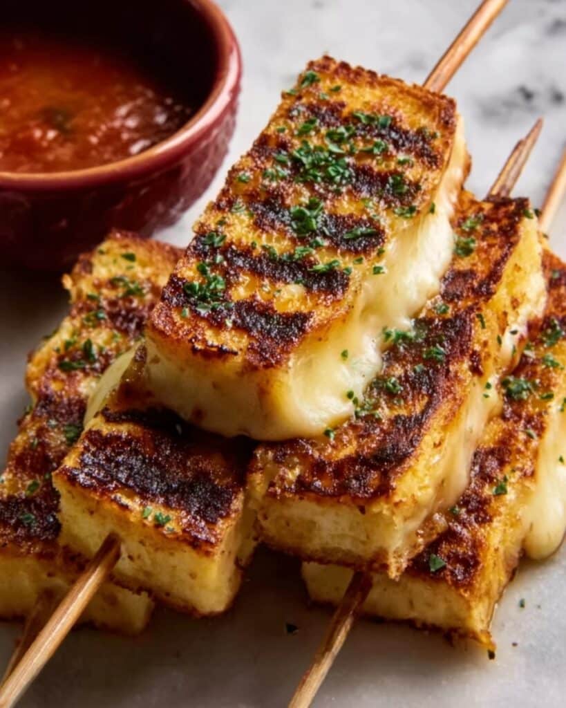 Grilled Cheese Skewers Recipe