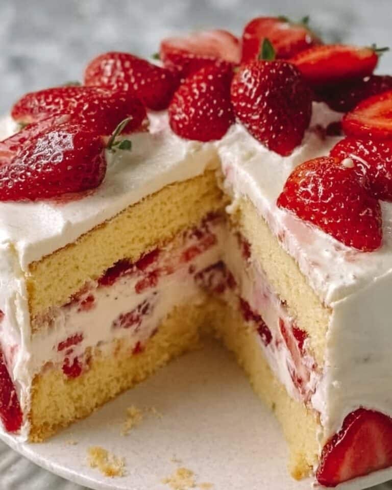 Strawberry Lemonade Buttermilk Cake Recipe