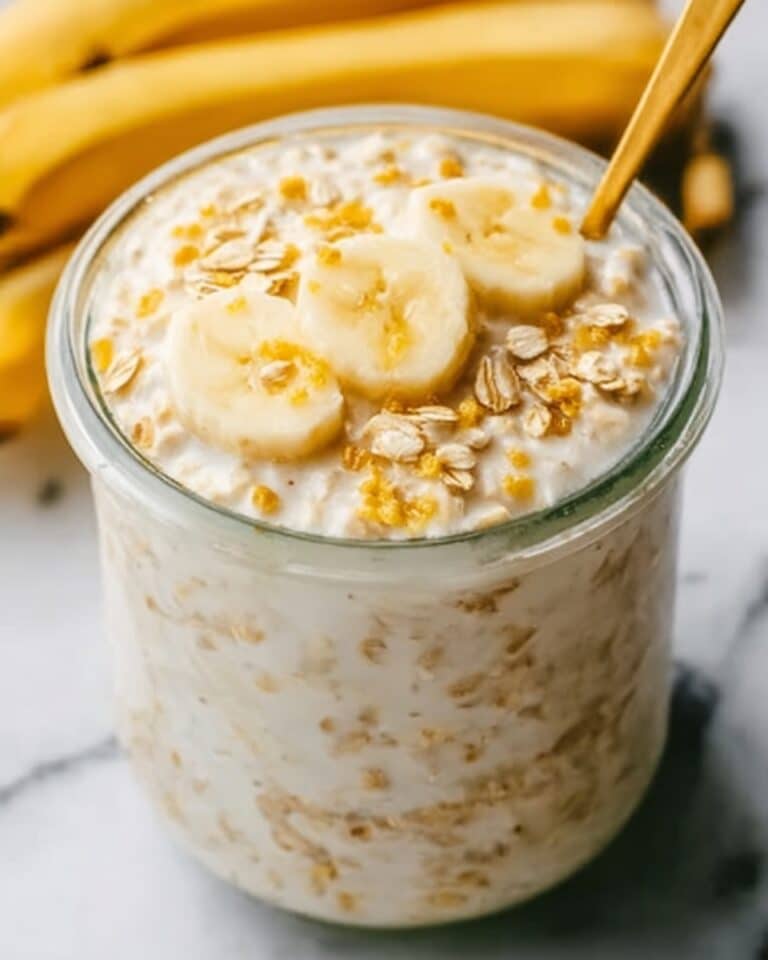 Banana Bread Overnight Oats Recipe