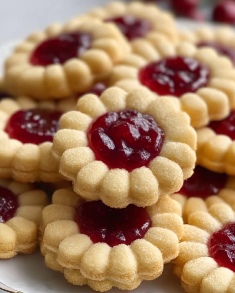 Luscious Raspberry Shortbread Cookies Recipe