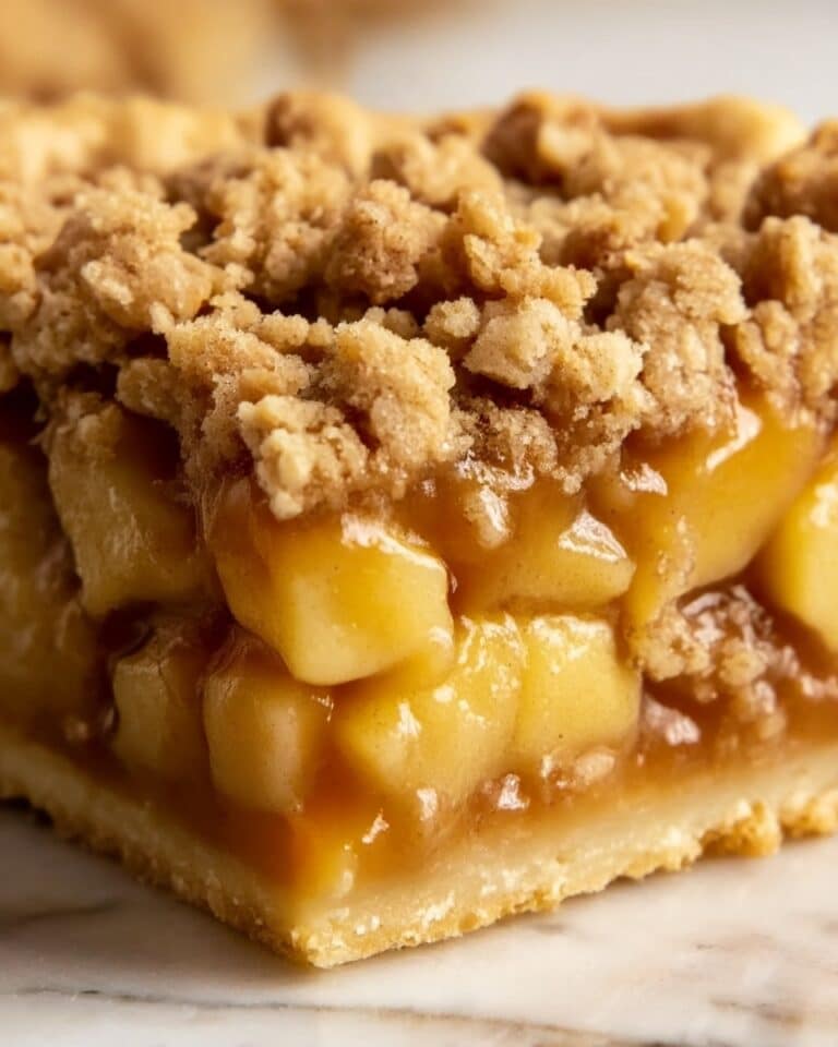 Salted Caramel Apple Crisp Bars Recipe