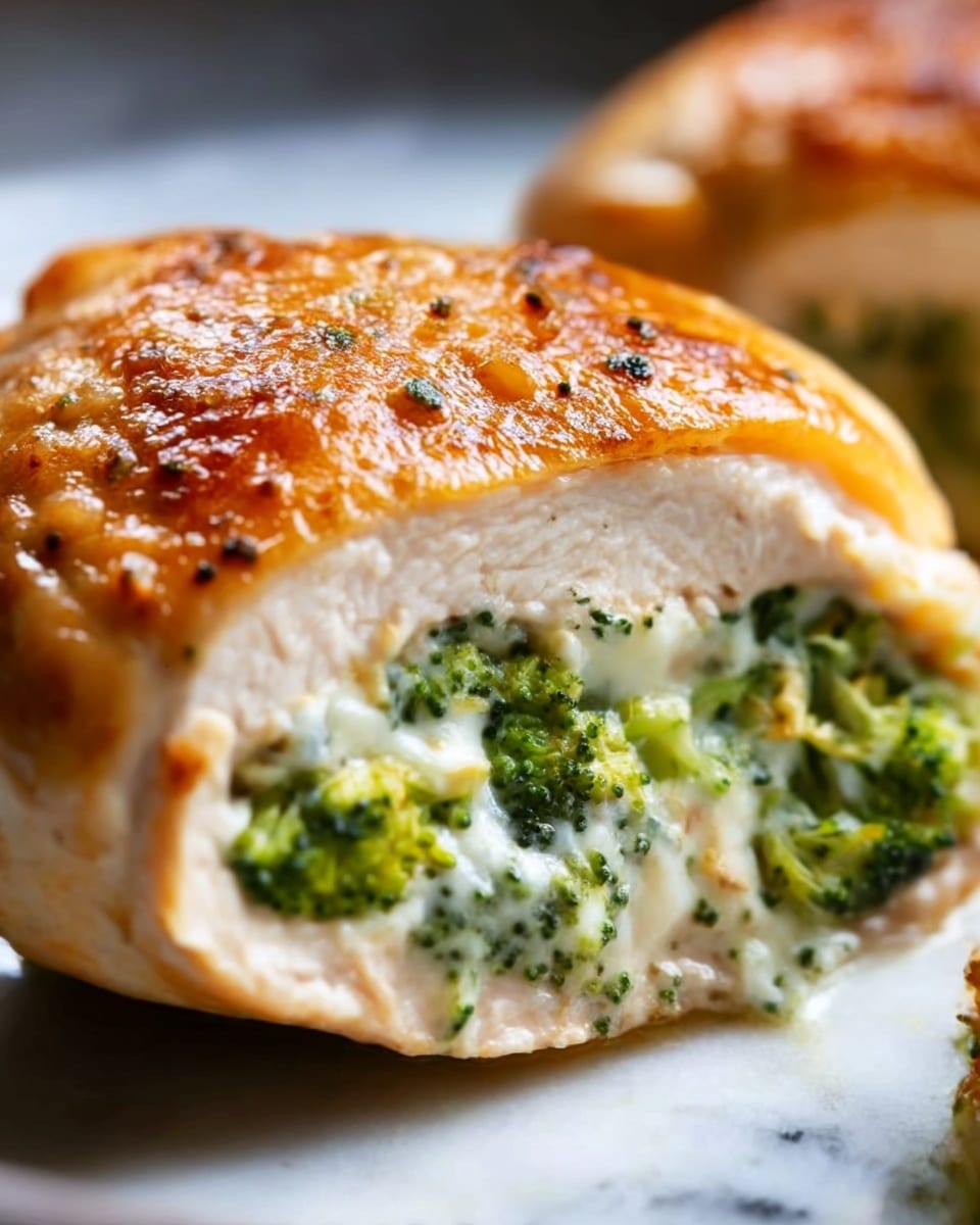 Broccoli and Cheese Stuffed Chicken Breast Recipe - Recipe Image