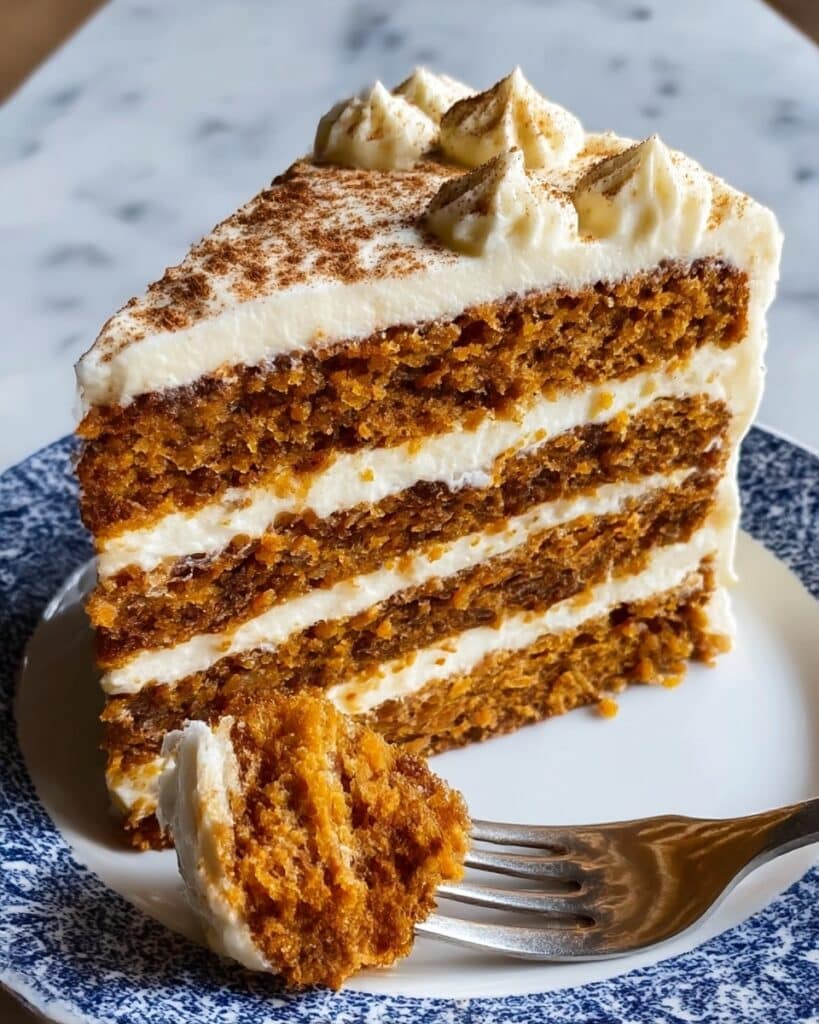 Pumpkin Layer Cake with Cream Cheese Frosting Recipe