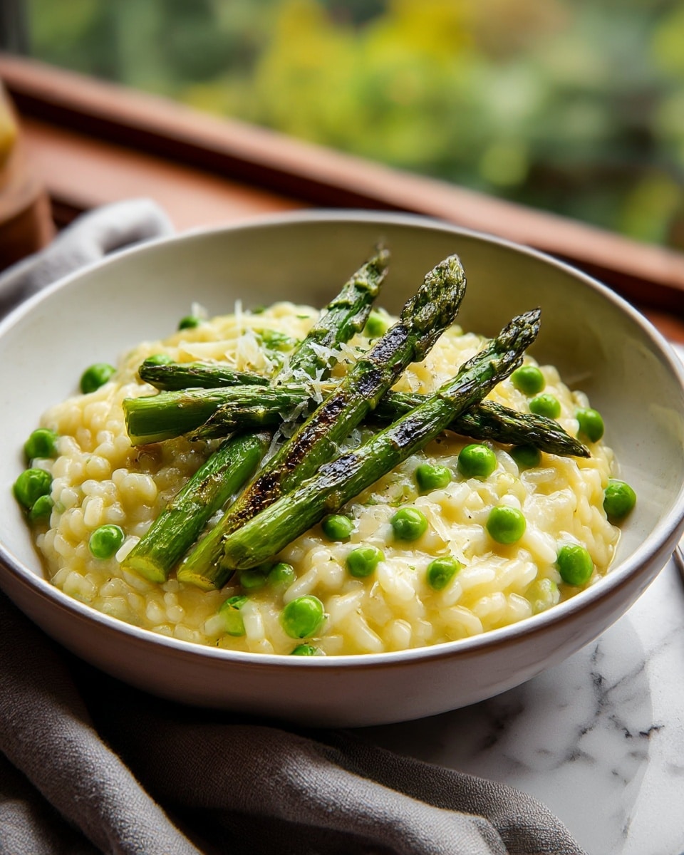 Easy Spring Asparagus Risotto Recipe - Recipe Image