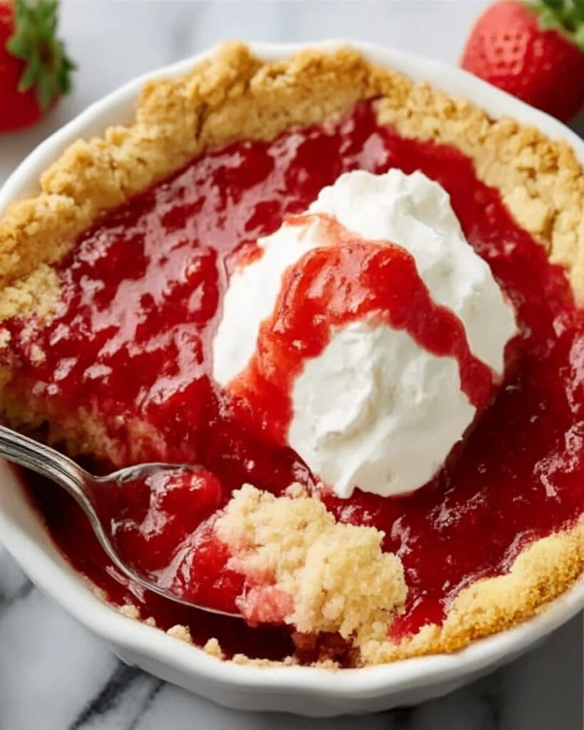 Strawberry Cheesecake Dump Cake Recipe