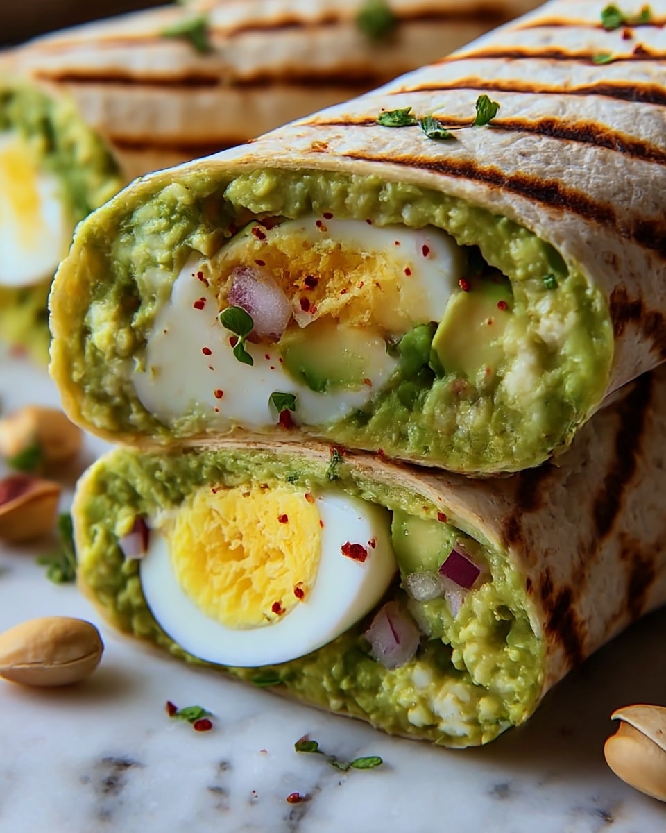 Avocado Egg Salad Roll-Ups Recipe - Recipe Image