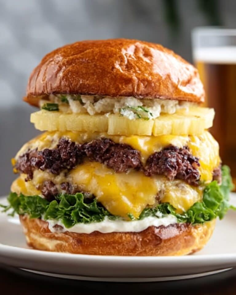 Corned Beef Burgers with Irish Cheddar and Sauerkraut Recipe