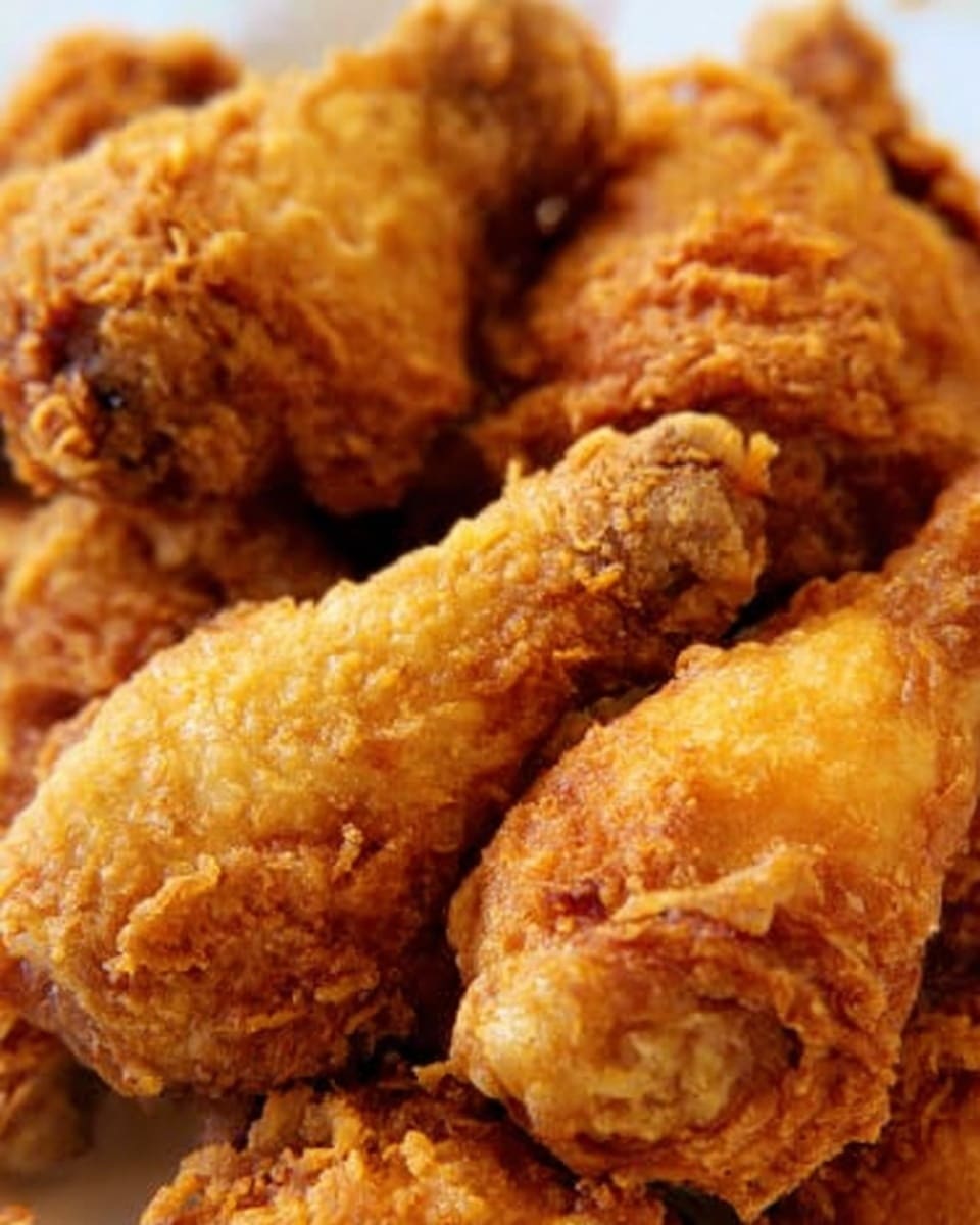 Crispy Homemade Fried Chicken Recipe - Recipe Image
