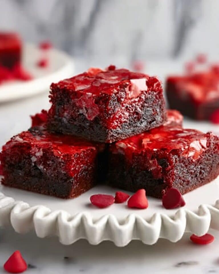 Kiss Me Red Velvet Brownies Recipe