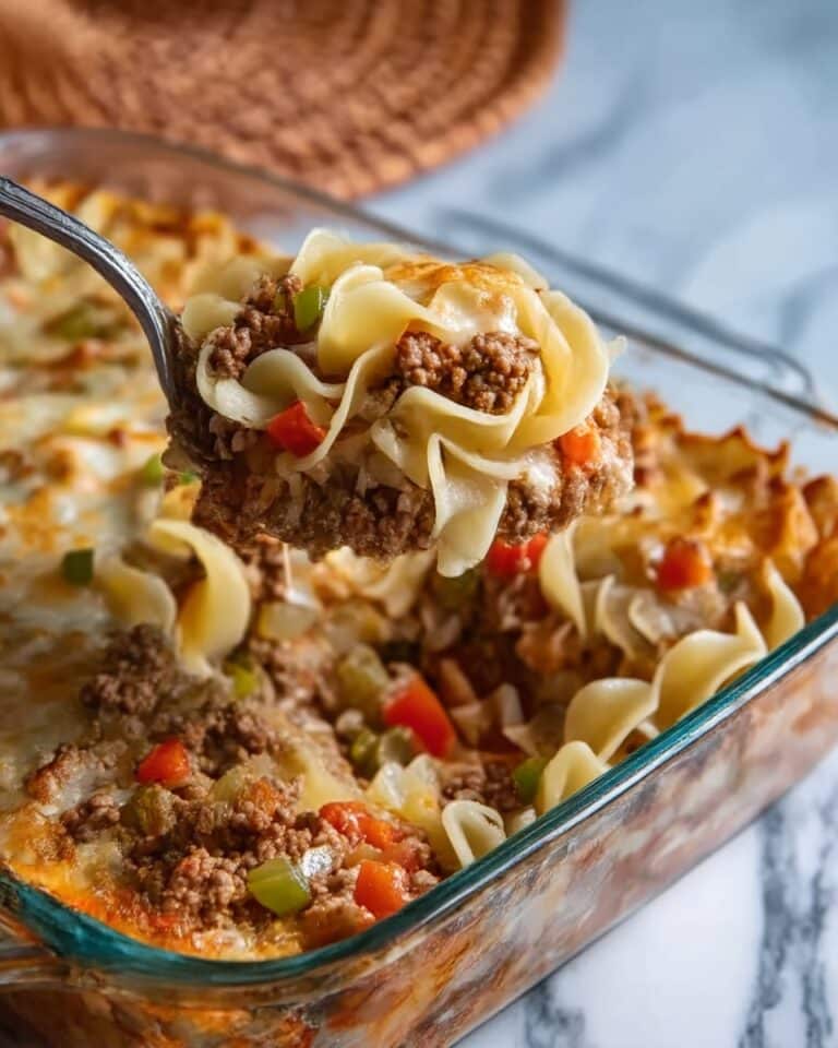 Southern Five Layer Beef Casserole Recipe