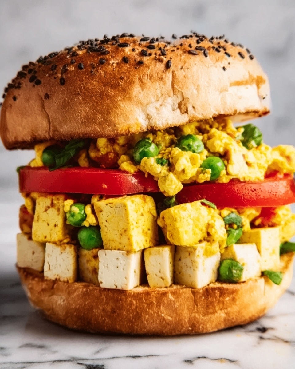 Tofu Scramble Breakfast Sandwiches Recipe - Recipe Image