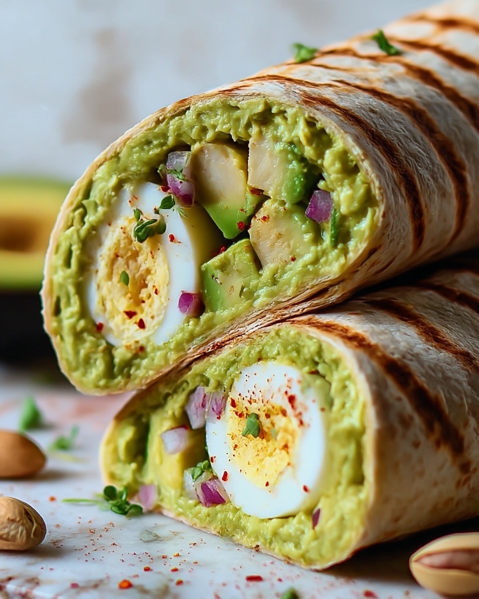 Avocado Egg Salad Roll-Ups Recipe - Recipe Image