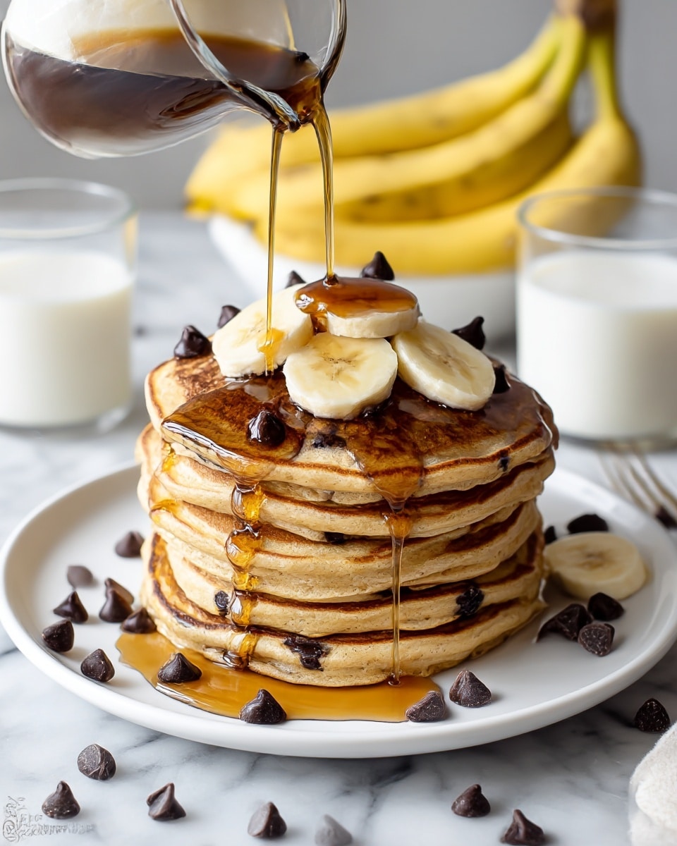 Chocolate Chip Banana Pancakes Recipe