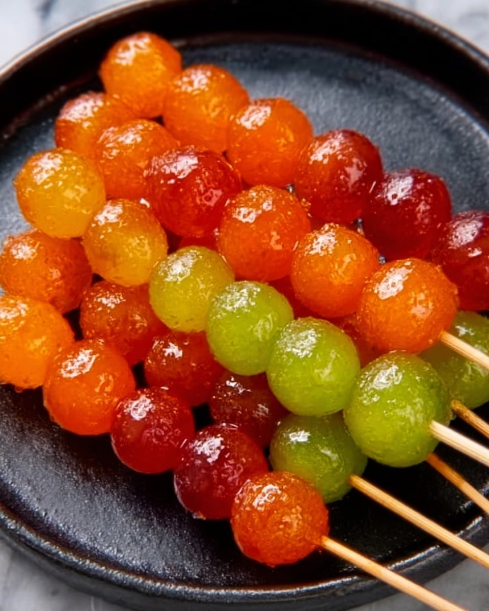 Tanghulu: Chinese Candied Fruit Skewers Recipe - Recipe Image